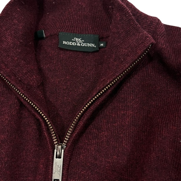 Rodd & Gunn Wool Rich Quarter Zip Sweater - Picture 2 of 4